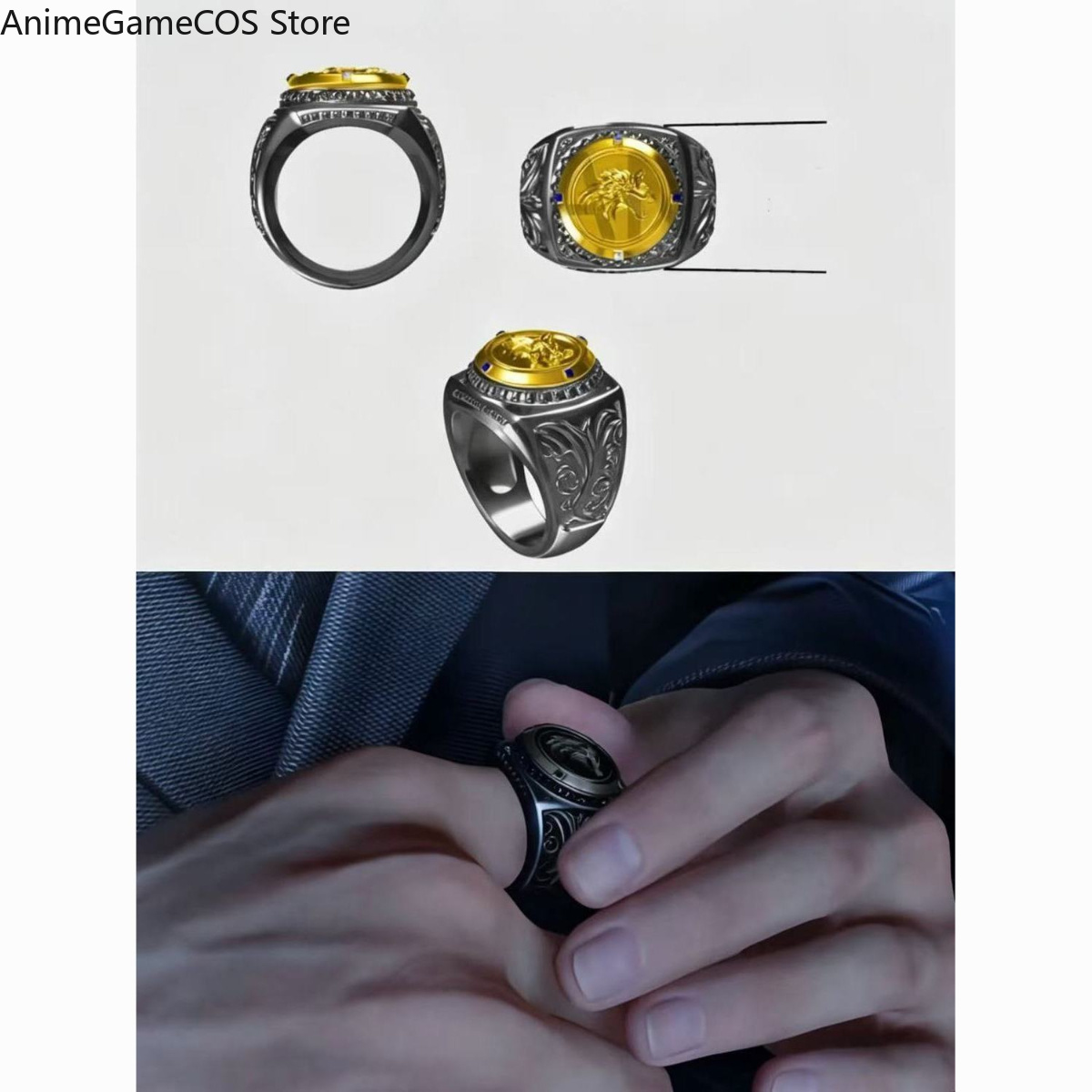 アニメ愛とディープスペースヴァルココスプレ小道具指輪カップル - Prop For Cosplay のレビューと価格