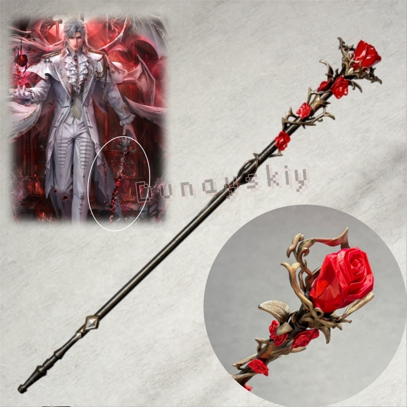 Sylus Staff シルバーウィングデーモンレッドローズ - Cosplay Prop 3D Print Settings のレビューと価格