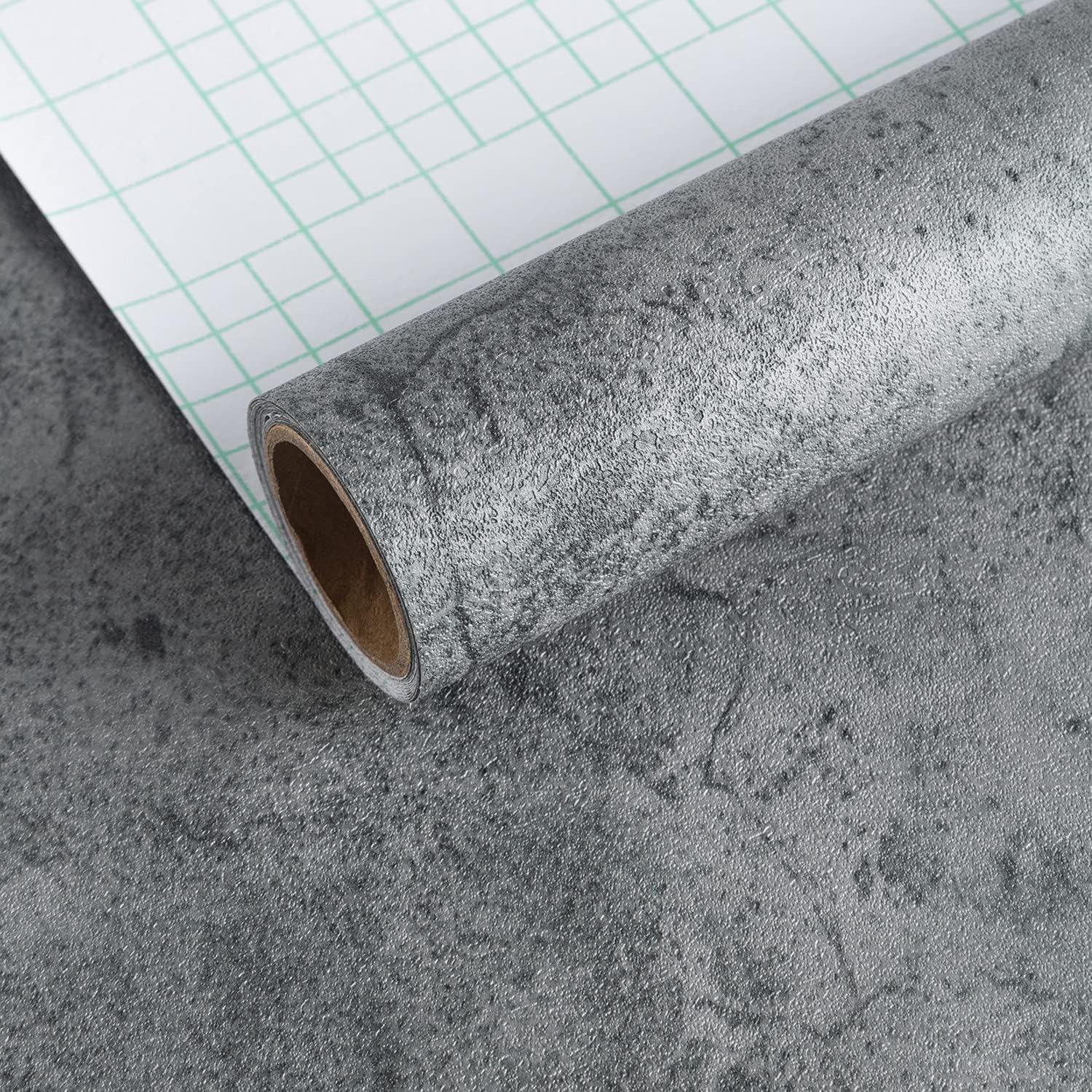 6 メートルセメントグレー PVC 壁紙自己粘着防水ウォール - Contact Cement Glue のレビューと価格