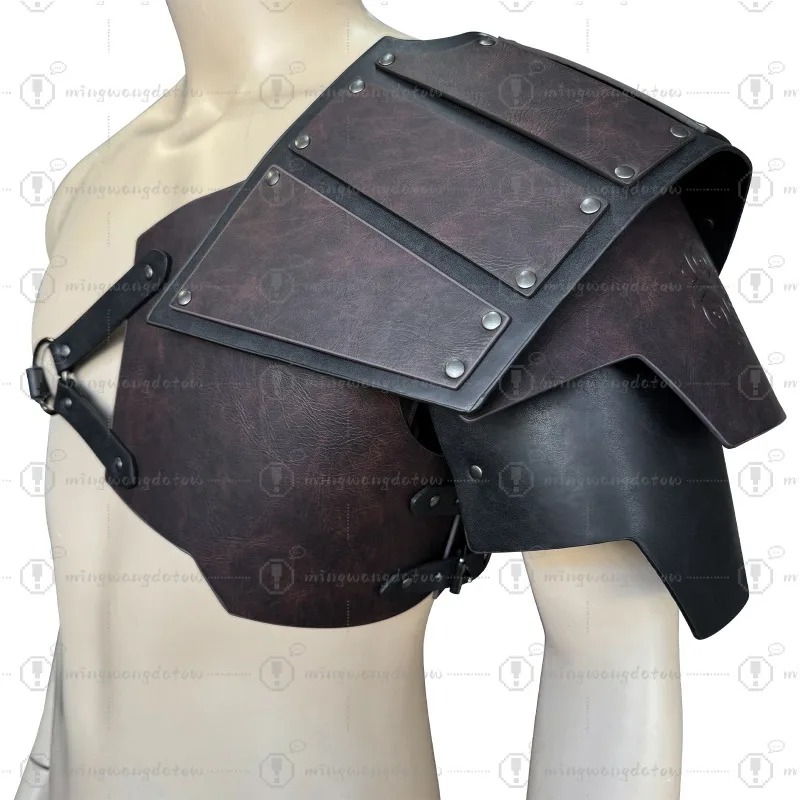 中世風片側肩甲 北欧風バイキング肩甲 レトロコスプレ舞台小道 - Prop For Cosplay のレビューと価格