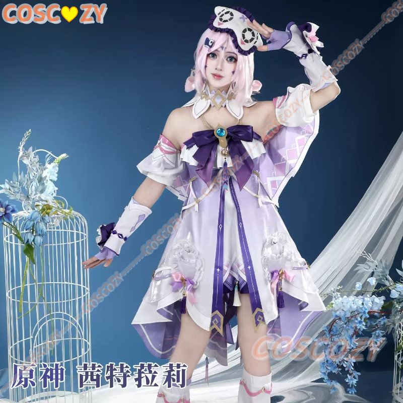 原神シトラリコスプレ衣装パーティーウィッグ女性用ロールプレイ - Cosplay Prop Bow のレビューと価格