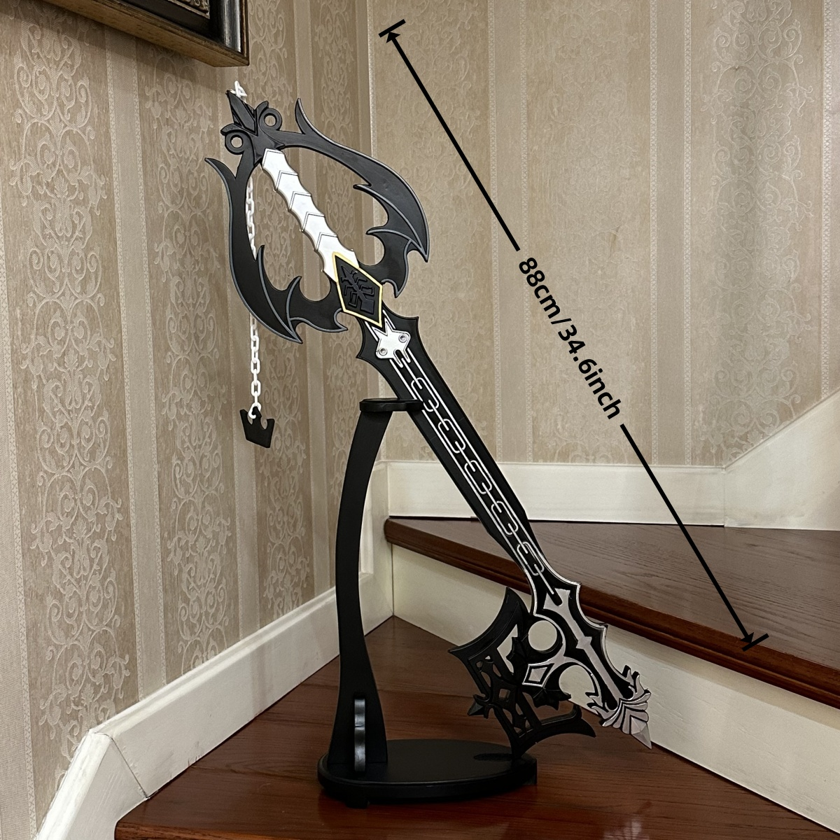 34.6インチ（88cm）キングダムハーツオブリビオンダーク - Keyblade Cosplay Prop のレビューと価格