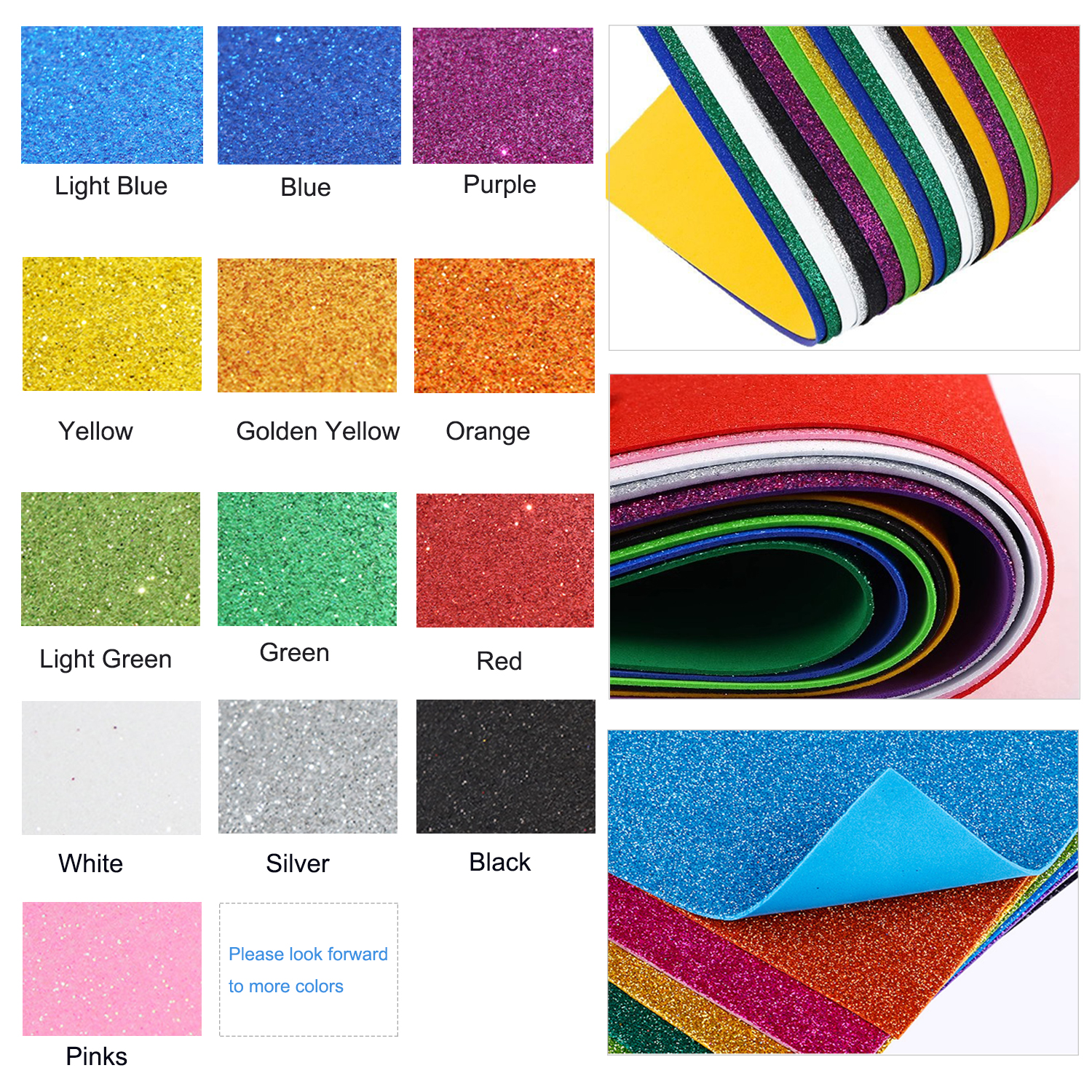 1 個のスパークリングゴールド EVA フォームボード 40 - Eva Foam Sheet のレビューと価格