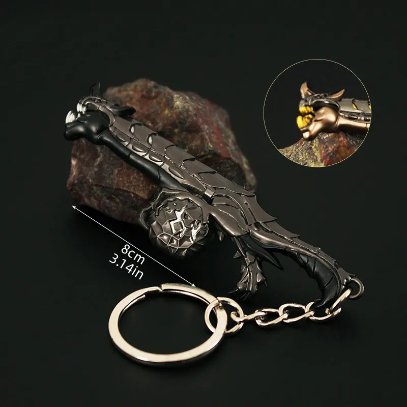 合金ドレッドノートロールプレデター武器モデルキーホルダー、メ - Bloodborne Cosplay Prop のレビューと価格