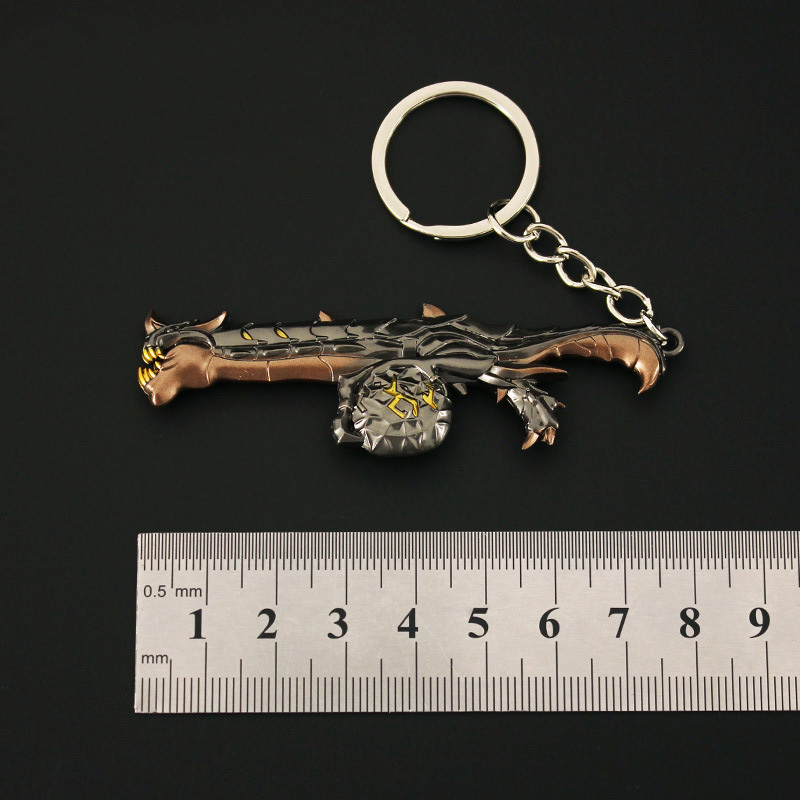 合金ドレッドノートロールプレデター武器モデルキーホルダー、メ - Bloodborne Cosplay Prop のレビューと価格