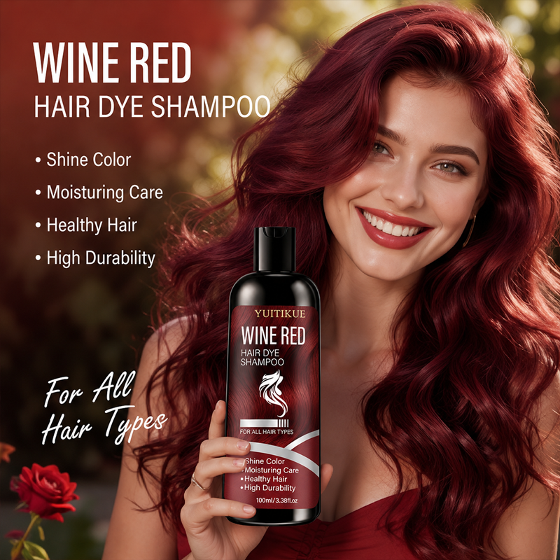 ワインレッドヘアダイシャンプー 100ml 長持ちするカラー - Hair Spray Color のレビューと価格