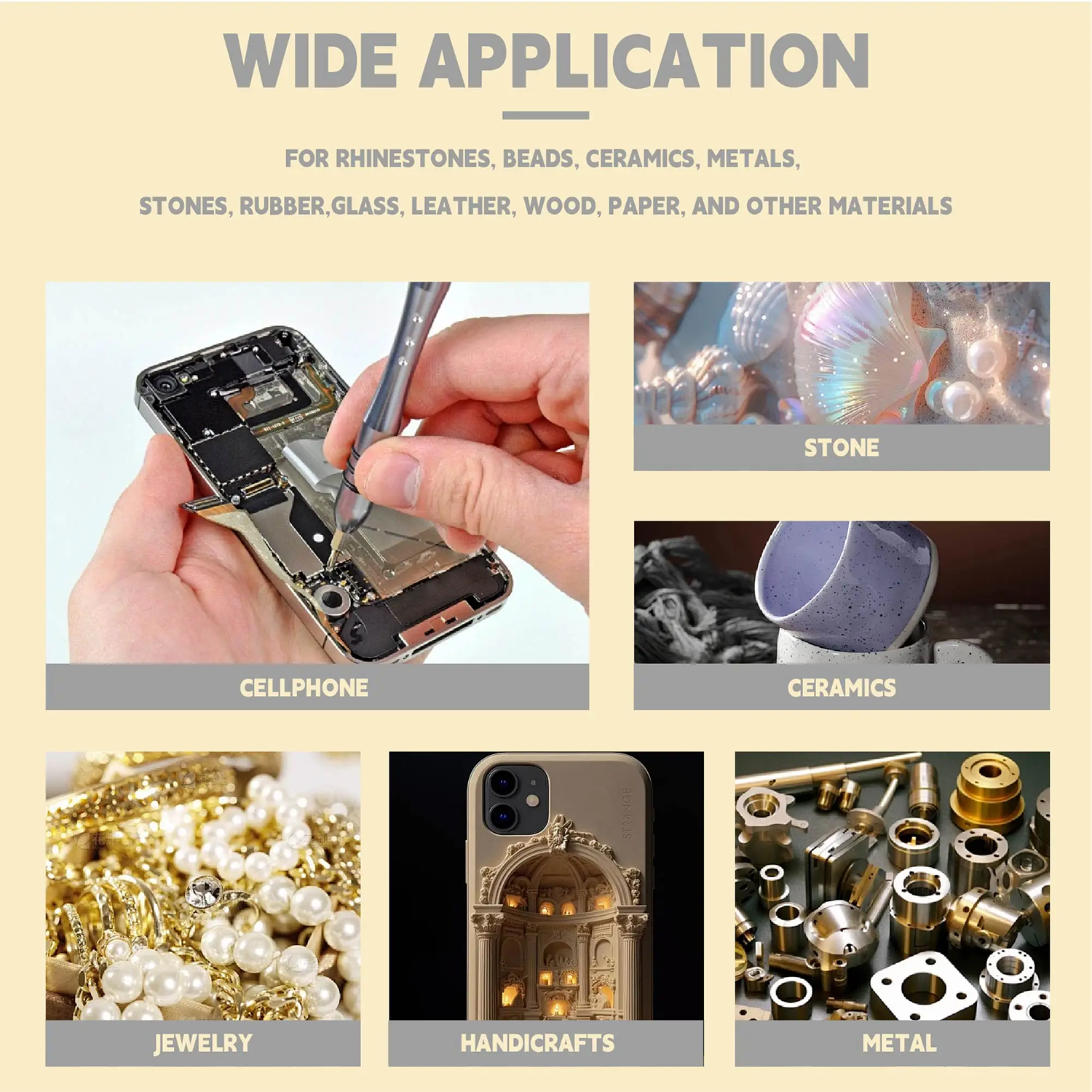 B7000 工業用接着剤、接触型、携帯電話修理、DIYクラフ - Contact Cement Glue のレビューと価格