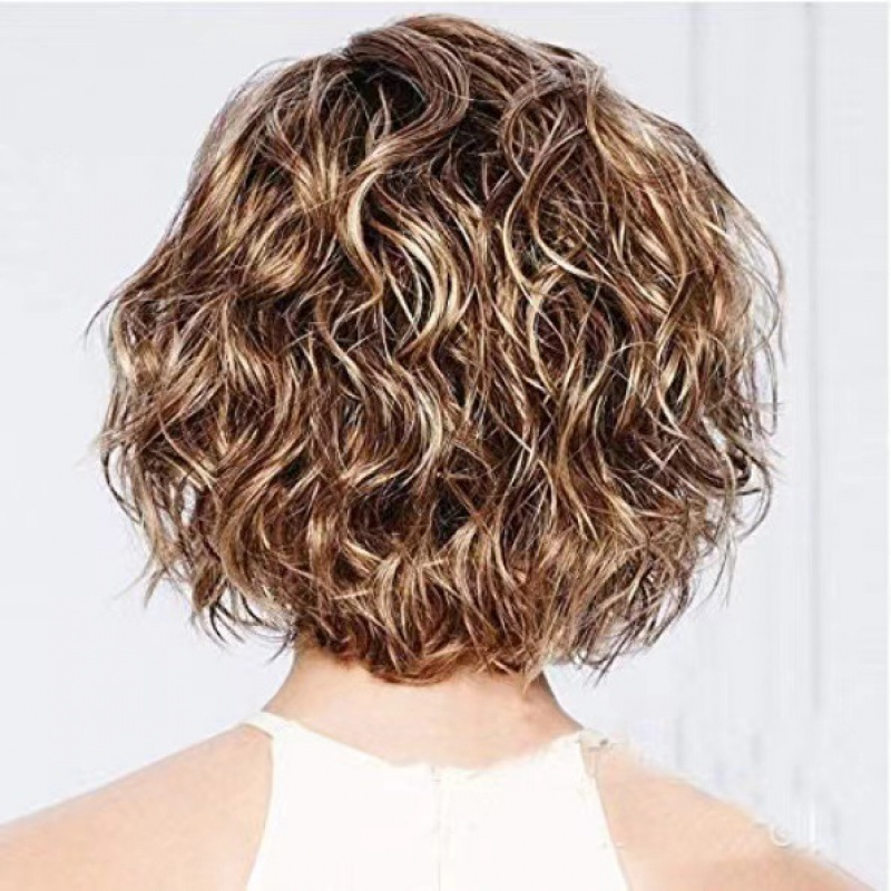 女性用ヨーロッパとアメリカンスタイルのウィッグ、ゴールデンブ - Wig Fiber Net のレビューと価格
