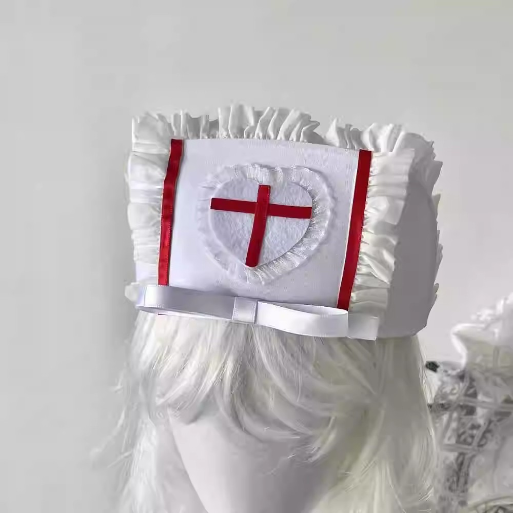 コスプレナースキャップ帽子アクセサリー小道具 y2k ガール - Cosplay Prop Bow のレビューと価格