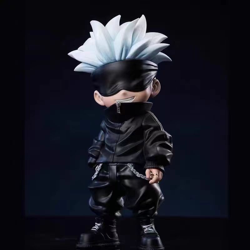呪術廻戦フィギュア - しゃがむ形の五条悟コレクタブル玩具、 - Cosplay Prop Display のレビューと価格