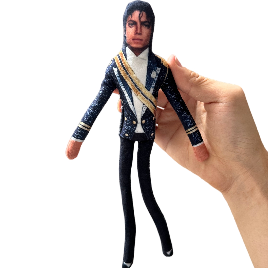 1-6 個マイケル・ジャクソンコスプレ小道具人形ぬいぐるみフ - Prop For Cosplay のレビューと価格
