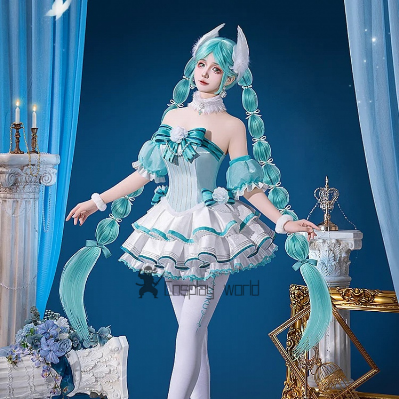 アニメプロジェクト世界コスプレ衣装ミク白鳥の湖ブルーフィッシ - Fishbones Cosplay Prop のレビューと価格